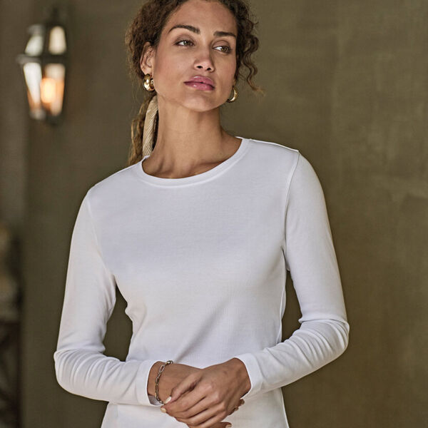 Women’s long sleeve interlock tee (590) Miniaturansicht