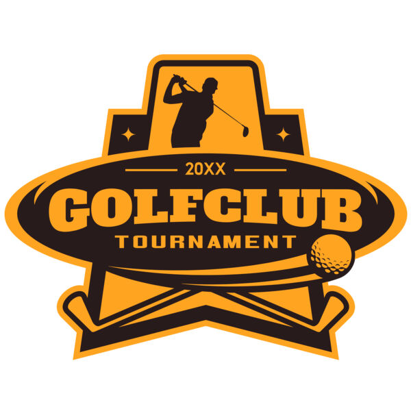 Golf club Tournament logo template 05 Miniaturansicht