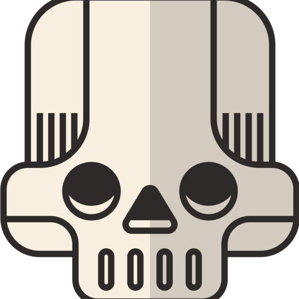 Elements Skulls logo template 74 Miniaturansicht