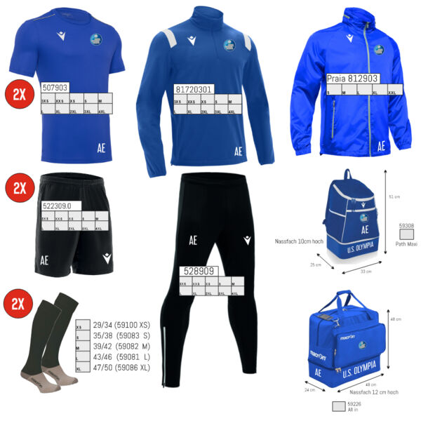 U.S. OLYMPIA AKTIVE SET Miniaturansicht
