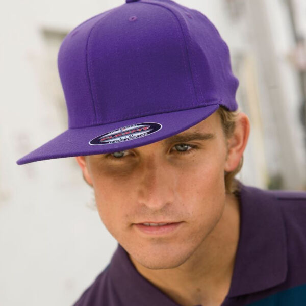 6 Panel Flexfit® Flat Peak Kappe Miniaturansicht