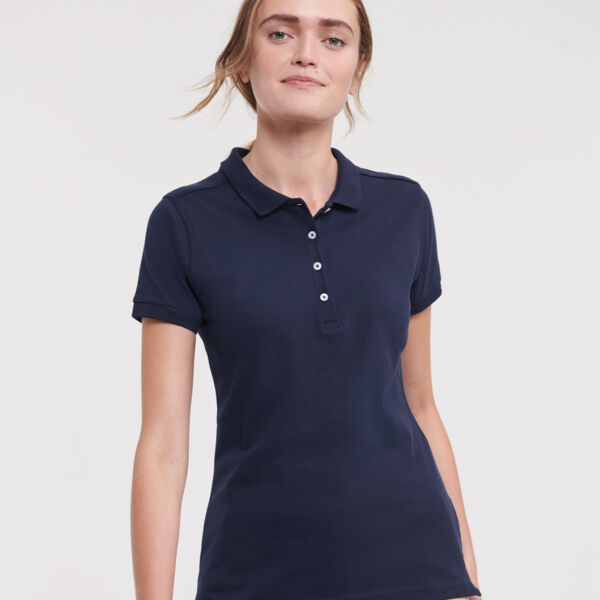 Damen Stretch Piqué Polo Miniaturansicht