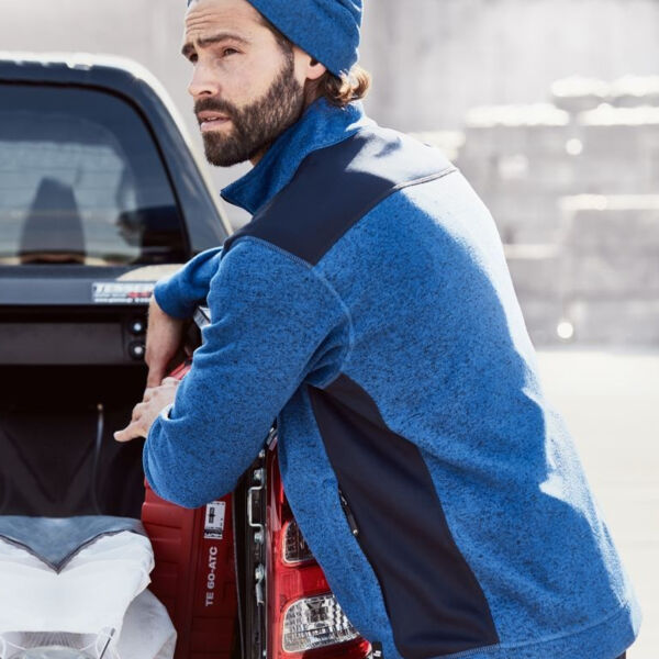 Strickfleece Arbeitsjacke Miniaturansicht