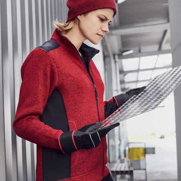 Strickfleece Arbeitsjacke Damen Miniaturansicht
