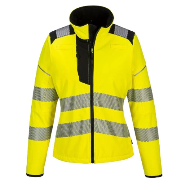 PW3 Warnschutz Damen Softshelljacke Miniaturansicht