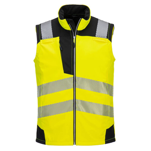 Warnschutz-Softshell-Weste (3L) Miniaturansicht