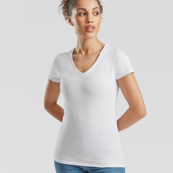 Lady-Fit Valueweight V-Neck T Miniaturansicht