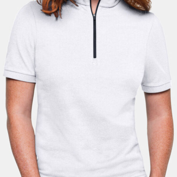 Damen Zip-Shirt Piqué MIKRALINAR® ECO Miniaturansicht