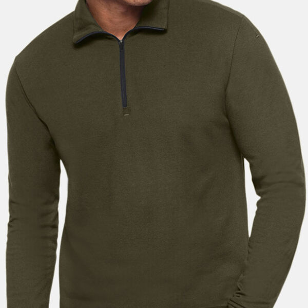 Zip-Longsleeve Piqué MIKRALINAR® ECO Miniaturansicht