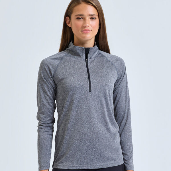 Women's TriDri® long sleeve performance ¼ zip Miniaturansicht