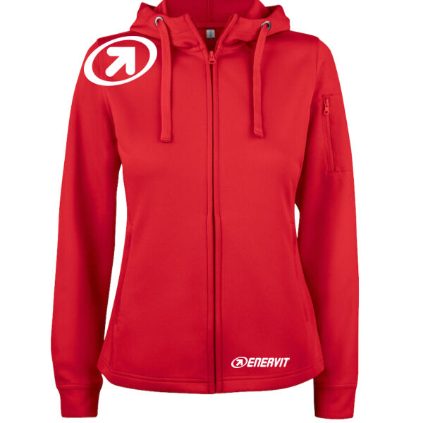 ENERVIT Hoody Full Zip Damen Bedruckt 021014 Miniaturansicht