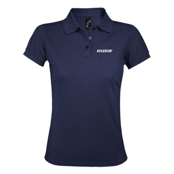 SOLEDOR Polo Damen Stickerei Miniaturansicht